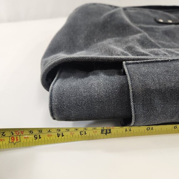 Kenneth Cole Reaction Canvas Backpack Factory Fade Blue / Gray - Picture 13 of 14